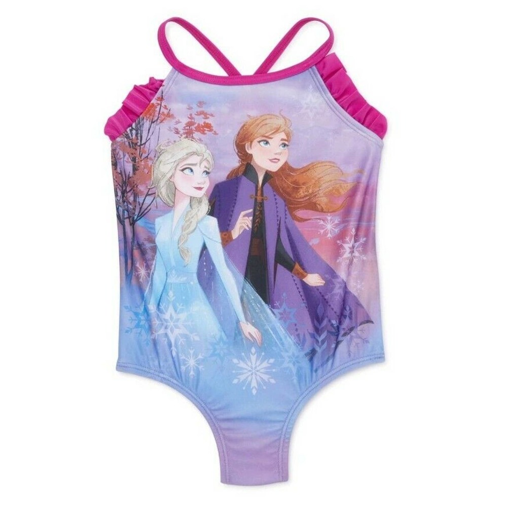ELSA ANNA Swimsuit Frozen UPF 50+ Toddler 2T